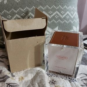 Coach glass cube frame